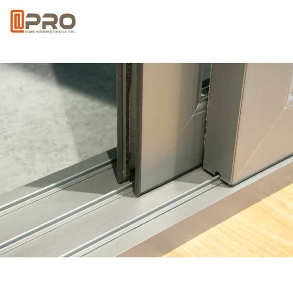 Modern Design Powder Coated Aluminium Sliding Doors For Office Color Optional commercial automatic sliding glass doors