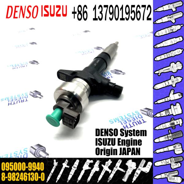 inyector común del carril 8-98246130-0 095000-9940 para el inyector de combustible diesel de ISUZU D max 2,5 D