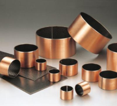 SF-1S Stainless steel bearing, SS304 Flanged Bearing Bushing, SS316 ptfe coated self lubricating bearing