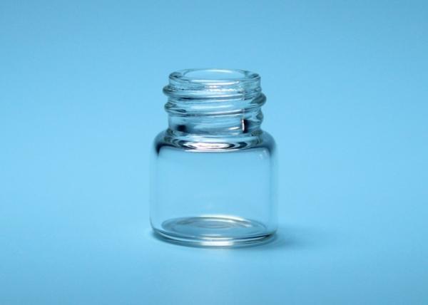 1ml Transparent and Brown Borosilicate Tubular Thread Mouth Glass Vial