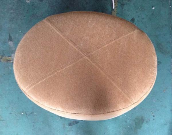 fabric wooden ottoman OT-0001