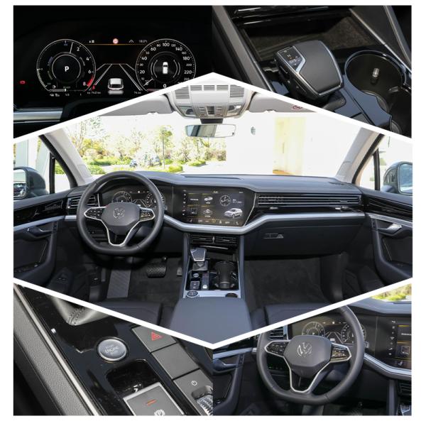 Модный внедорожник Volkswagen Touareg PHEV 2.0T 252 HP L4 VW Touareg Черное издание