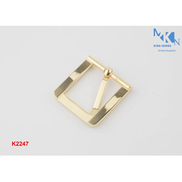 Casual Metal Belt Buckle Light Gold Color Plating Without Tarnish For Woman Belt