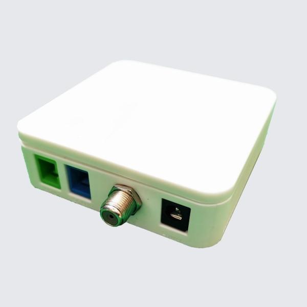 1 порт RF AGC Wdm FTTH F601C CATV Mini Optical Receiver Node Converter