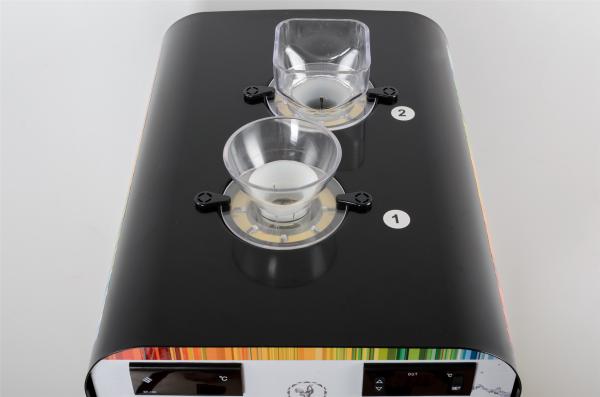 Fashionable Double Tank Alcohol Chiller Machine Customized Sticker For Bars / Pubs