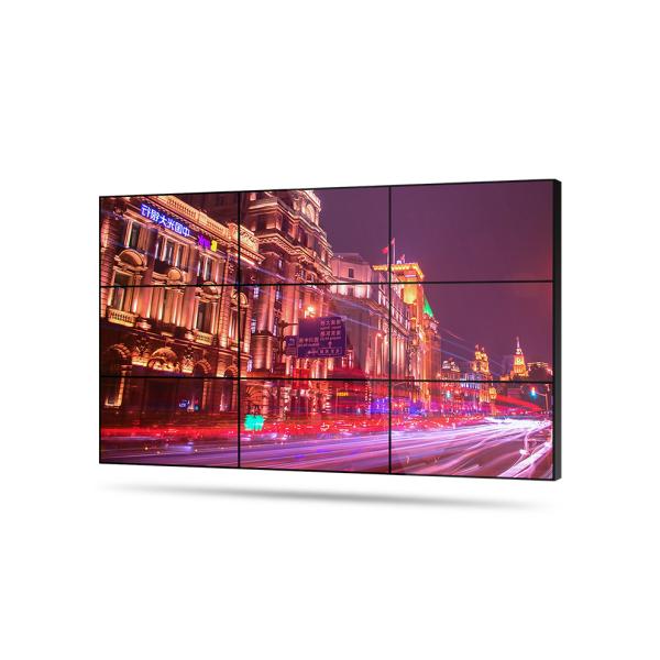 MJK 46 49 55 65 Inch 4K LCD Video Wall Panels Digital Signage for Video Wall OEM Wall Mount HD Port 2.1