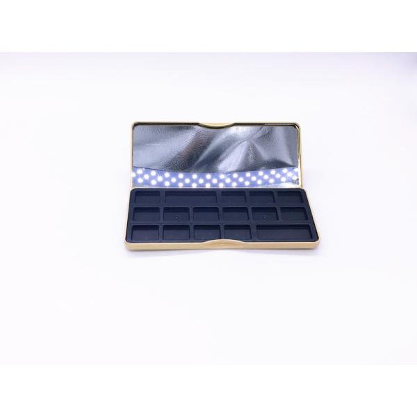 O retângulo longo imprimiu a caixa da lata do metal da composição da sombra com inserção plástica