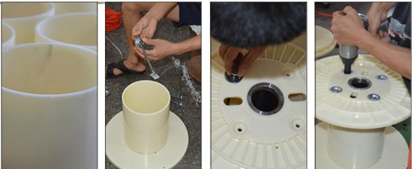 Wire Take Up 100mm 250mm Winding Iron Cable Reel