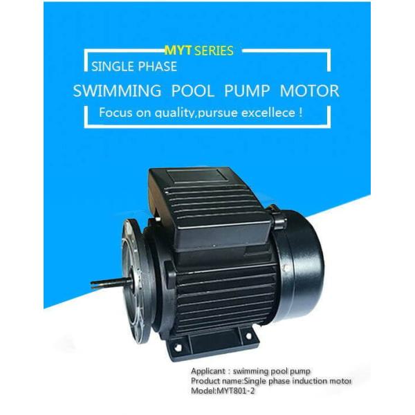 Round Flange Single Phase Induction Motor 1.5 Hp 110v 60hz Capacitor Running