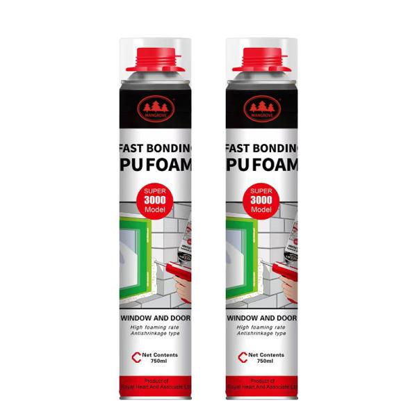 Expansion 50 Times Polyurethane Foam Sealant with CAS 51852-81-4 and White Colour