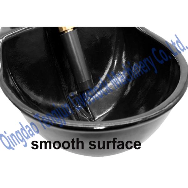 Enameled Surface Horse Water Bowl Pig Water Drinkers Electroplate Steel Clamp