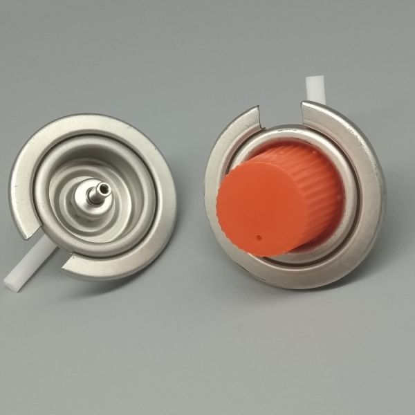 Safety-First Butane Gas Valve - Leak-Proof Regulator with Child-Resistant Knob for Indoor Stoves