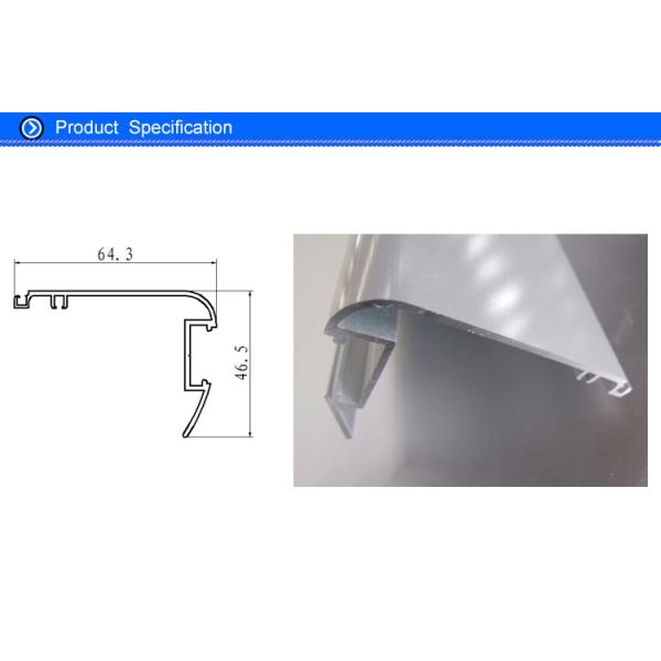 L Type LED Strip Aluminium Extrusion With Electrophoresis Finish Treatment