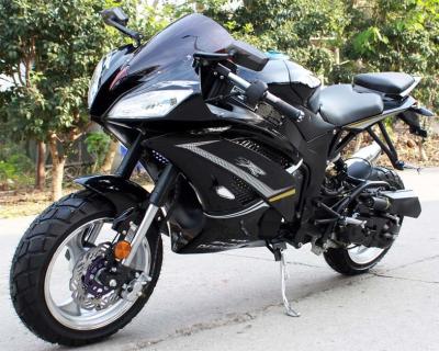 Single Cylinder 200cc Street Legal Motorcycle 4 Stroke Air Cool CVT With Key Start System