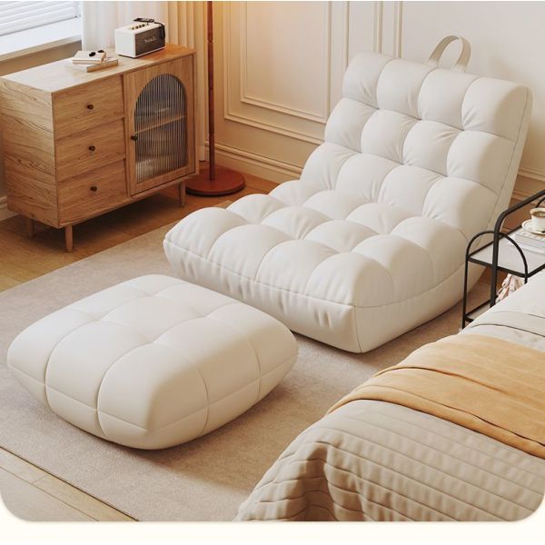 Modern Single Balcony Tatami Lounge Chair Lazy Leisure Bean Bag Sofa with Tech Fabric Modular Design for Living Room