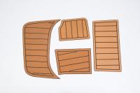 Manche el 1.2x2.4m resistente EVA Faux Teak Sheet