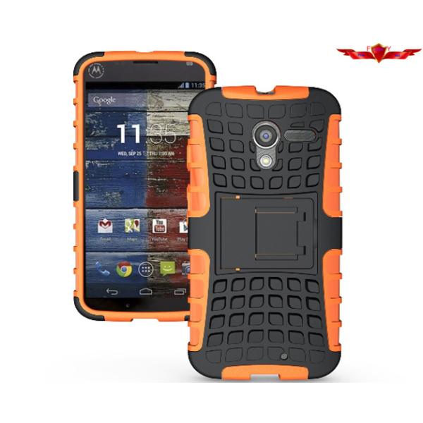 New Dirtproof/Shockproof MOTO Xphone PC+TPU+Silicone 2IN1 Protector Cases Multi Colors