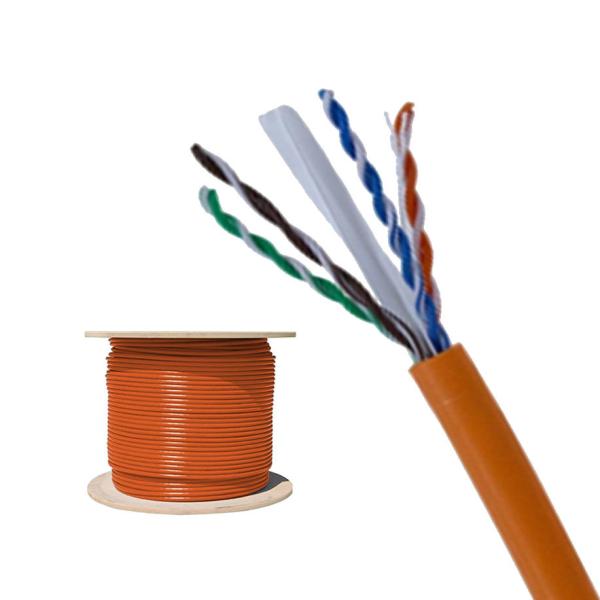 CAT6 UTP LSZH Orange 500ft 23AWG High Performance Spool