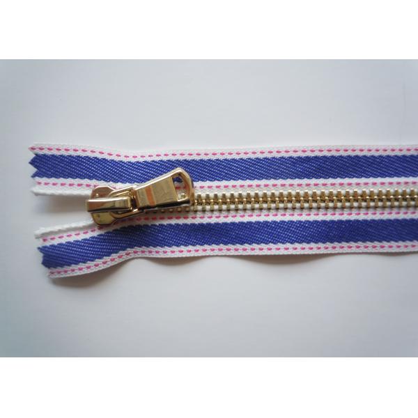 Молния холста #15, зубы металла застегивает на молнию с золотой & серебряной сумкой молнии тяги