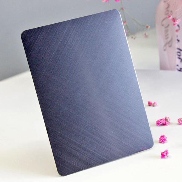 O padrão 304 de JIS escovou a placa de aço inoxidável da linha fina de aço inoxidável da folha 316