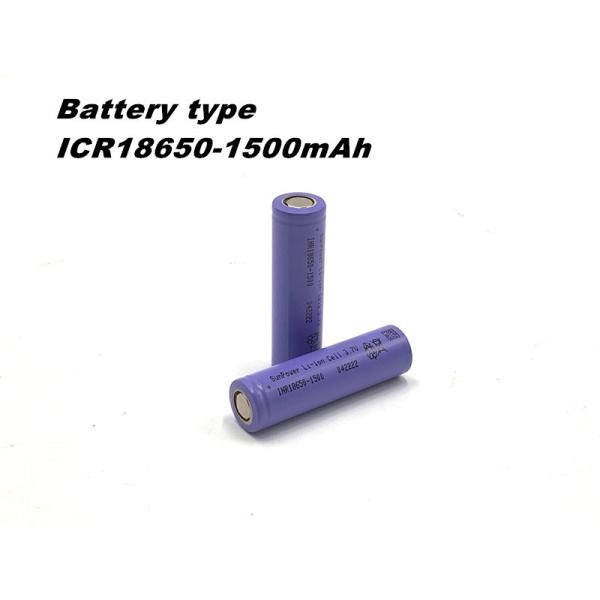 Батарея 1500mAH жизни цикла 18650 клетки батареи 15C лития v большой емкости 3,6 глубокая