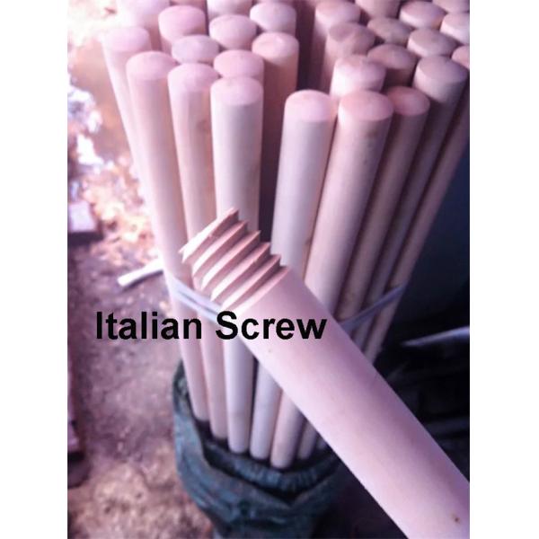 French Dome 340g 3.5cm Diameter Flat Mop Handle