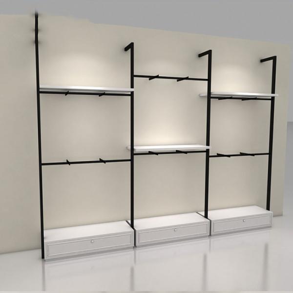 Modern Transparent Display Pegboard Stand for Sneaker Storage and Clothing Display