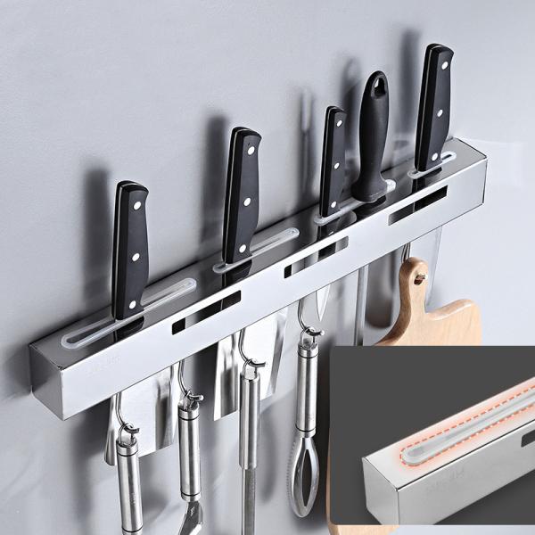 Wall Mount Kitchen Utensil Hanging Rack Stainless Steel SUS304 Multifunctional