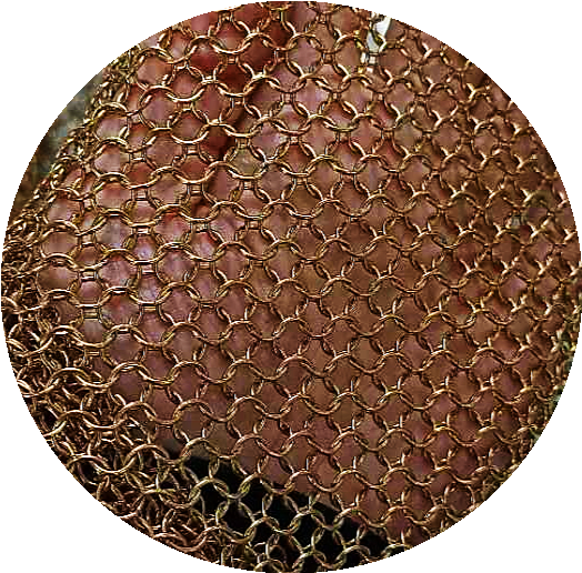 Занавес кольца металла Chainmail 7mm для раздела офиса