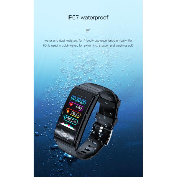 Мужчины Девушки 1,14-дюймовый сенсорный экран Спортивные часы Аккумулятор IP67 Водонепроницаемый