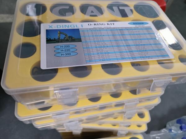 666pcs Doosan 90 Shore O Ring Kit Model For Excavator DH200 DH220 DH300 NBR O Ring Box Repair Seal Kit Factory Price