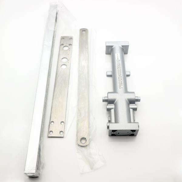 Серебряный гидравлический дверной скользящий замок для современной пожарной двери в стиле современного дизайна