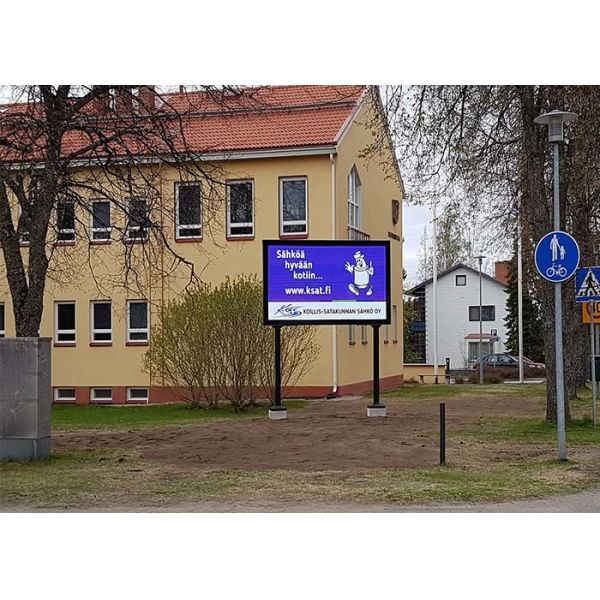 Outdoor Front Service LED Display Flip Front Open Panel Wall Mounted Billboard