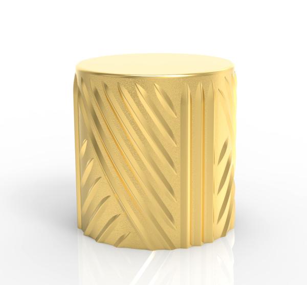 Luxury custom zinc alloy perfume cap Round perfume cap