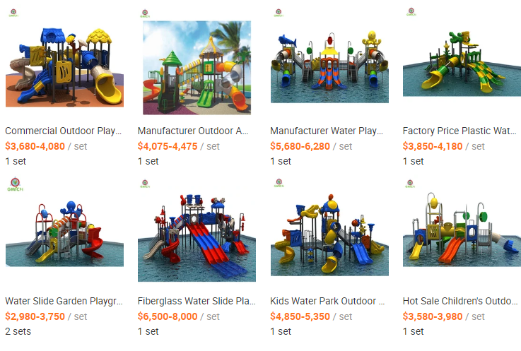 EU Standard Aqua Park Design Custom  Outdoor Water Playset Commercial Anti Crack