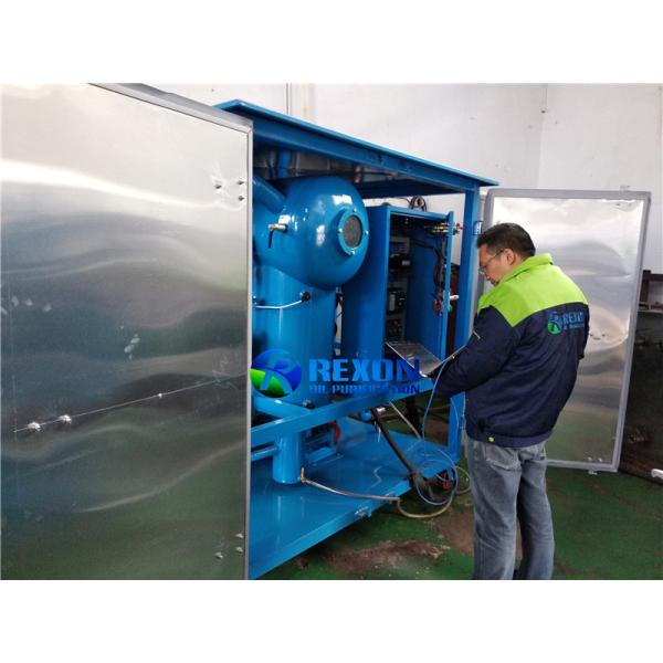 Aluminium Alloy Weather-proof Type Transformer Oil Filtration Unit with Germany Atlas Vacuum Pump