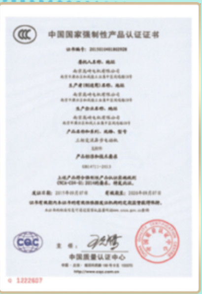 Astong Motor (Anhui) Co., Ltd. Сертификации