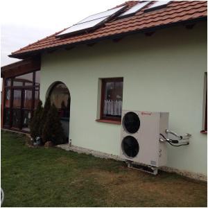 House Heating Hydronic Heat Pump System , 380V / 50HZ Air Temp Heat Pump Water Heater