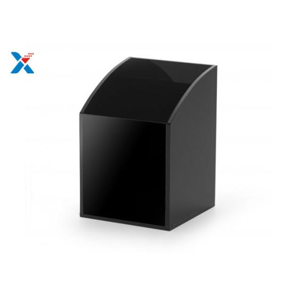 Classic Acrylic Desk Organizer , Acrylic Box Organizer For Pen / Pencil Holder