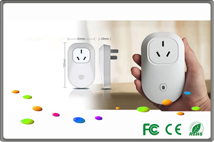 smartphone Home Automation Wifi Devices , Smart Socket controlling lamp / lighting