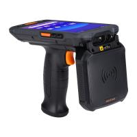 Leitor portátil de etiqueta de código de barras UHF RFID QR de longo alcance Android 11 Scanner PDA