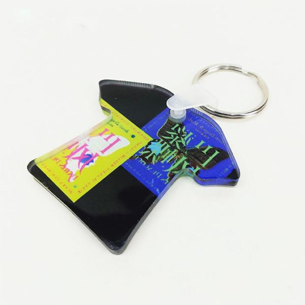 Custom Blank Sublimation Acrylic Keychain For Sublimation Printing