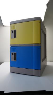 Multi Tiers Plastic Gym Lockers / Wear Resistance Shoe Locker Storage