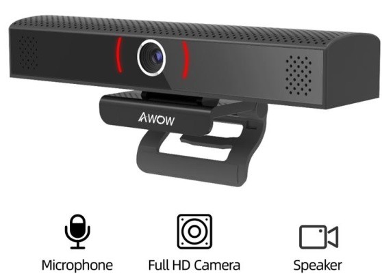 3 - In - 1 HD Conference Web Camera Video Resolution 1920 x 1080
