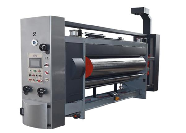 Dust Proof Flexo Printer Slotter Die Cutter With Lead Edge Suction Feeding System