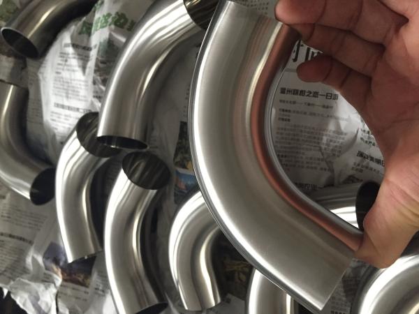 304 316L Stainless Steel Buttweld Fittings , Cold Forming 90 Degree Elbow