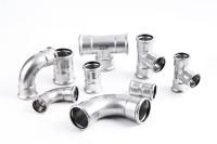 Polished Stainless Steel Press Fittings Customized For Piping Systems