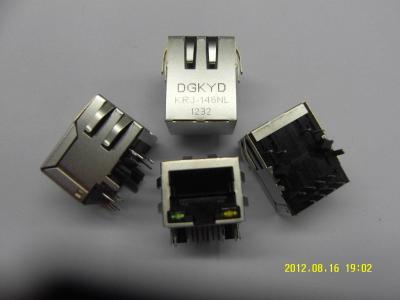 Single Port 10 / 100 base RJ45 with transformer integrated connector module