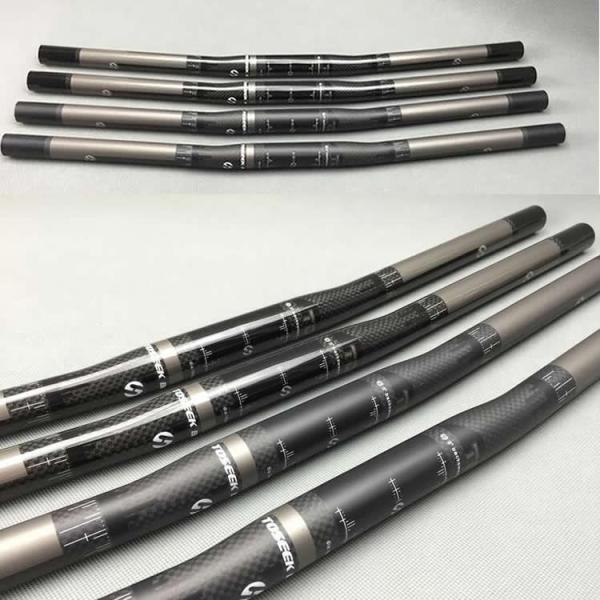 Full Carbon Fiber Straight Handlebar Diameter 25.4mm of Folding Bike Length 580/600/620mm