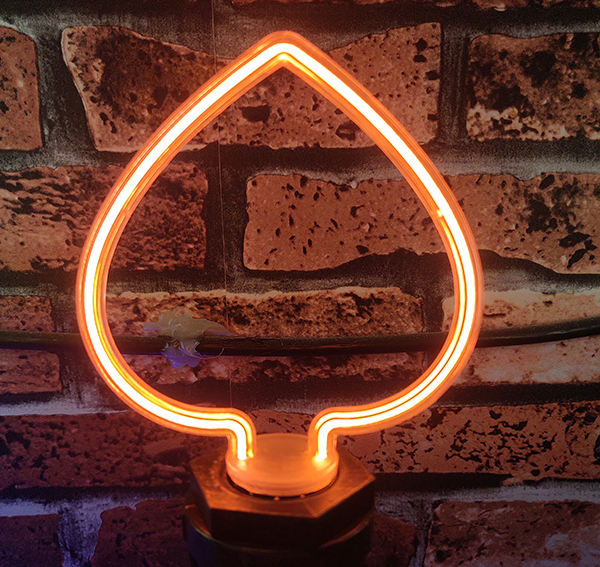 Love Shap Night Plastic Led Flexible Filament Bulb 4w E27 Frosted